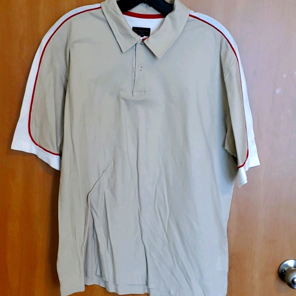 Burberry golf shirt XL